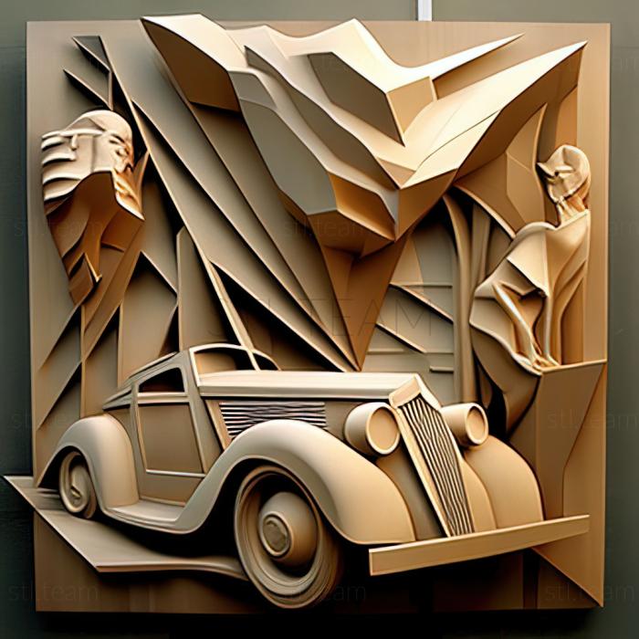 3D model Charles Demuth American artist (STL)